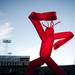 An inflatable attraction blows in the wind at Rynearson Stadium on Monday, July 29. Daniel Brenner I AnnArbor.com